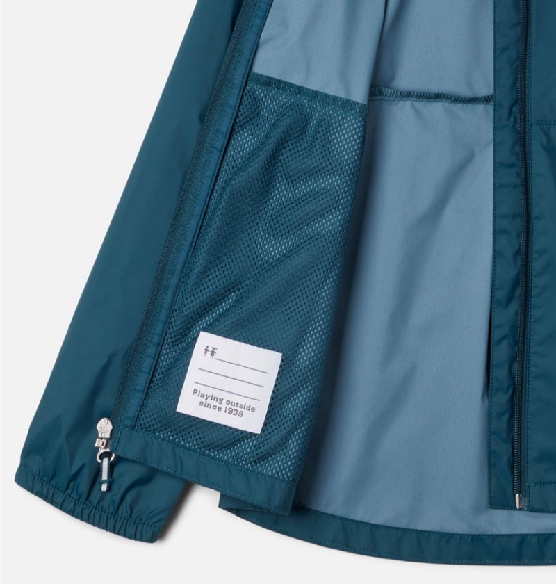 Turquoise Kids' Columbia Switchback II Jacket | IFHYP-2589