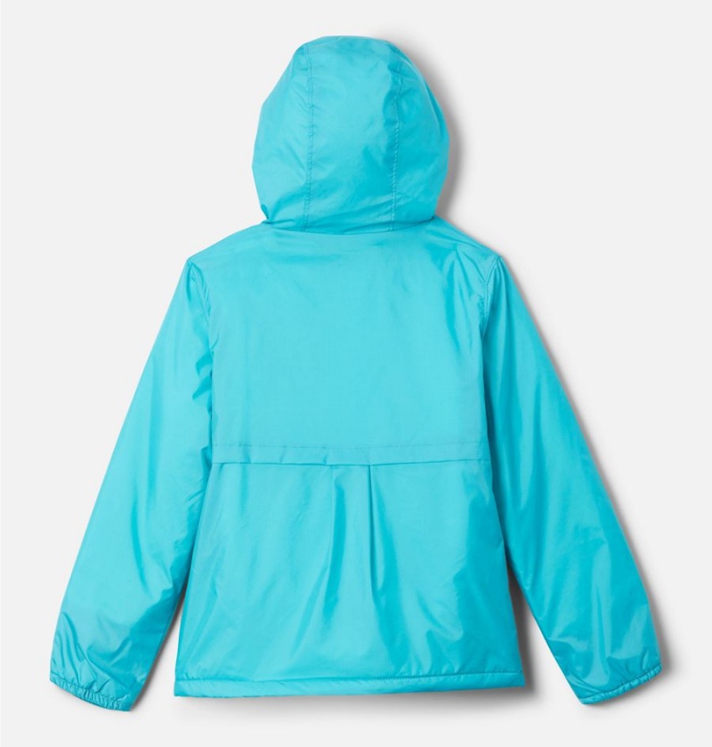 Turquoise Kids' Columbia Switchback Sherpa Lined Jacket | ULDNX-3451