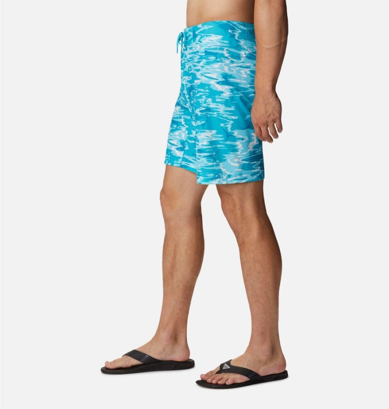 Turquoise Men's Columbia PFG Offshore II Board Shorts | XSDGR-5406