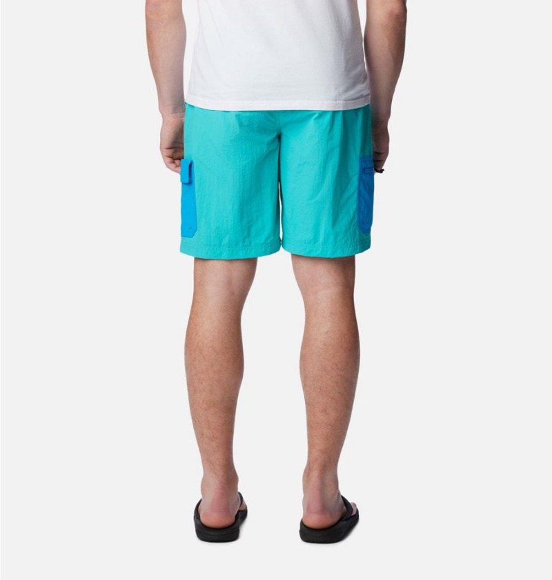 Turquoise Men's Columbia Summerdry Brief Shorts | FRNIP-4189