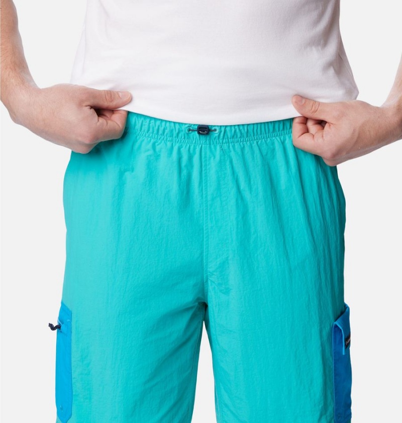 Turquoise Men's Columbia Summerdry Brief Shorts | FRNIP-4189