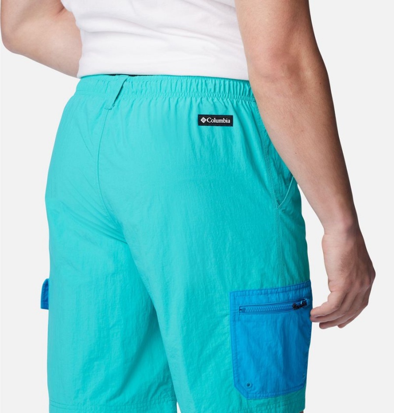 Turquoise Men's Columbia Summerdry Brief Shorts | FRNIP-4189