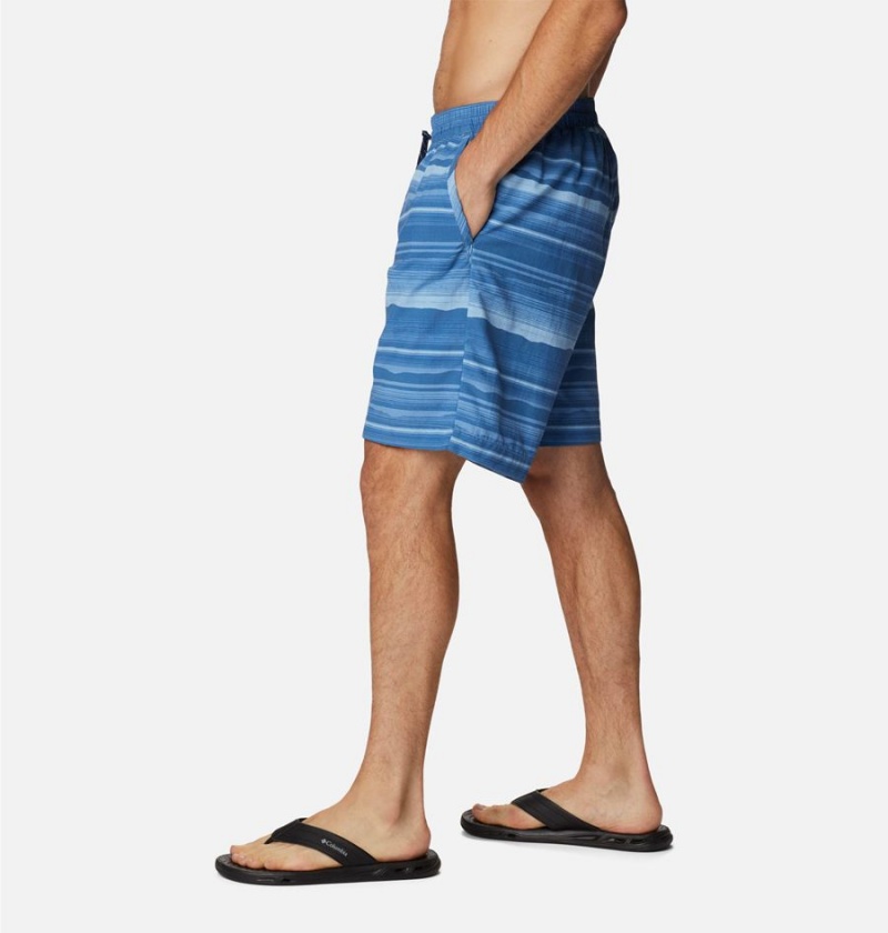 Turquoise Men's Columbia Summerdry Shorts | ZNBFX-1390