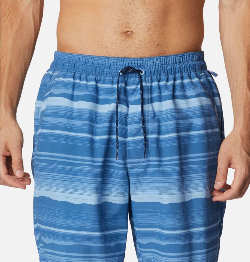 Turquoise Men's Columbia Summerdry Shorts | ZNBFX-1390