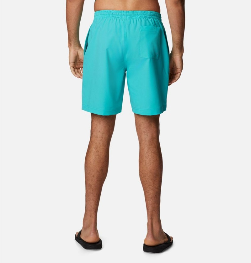 Turquoise Men's Columbia Summertide Stretch Shorts | FVUBT-8560