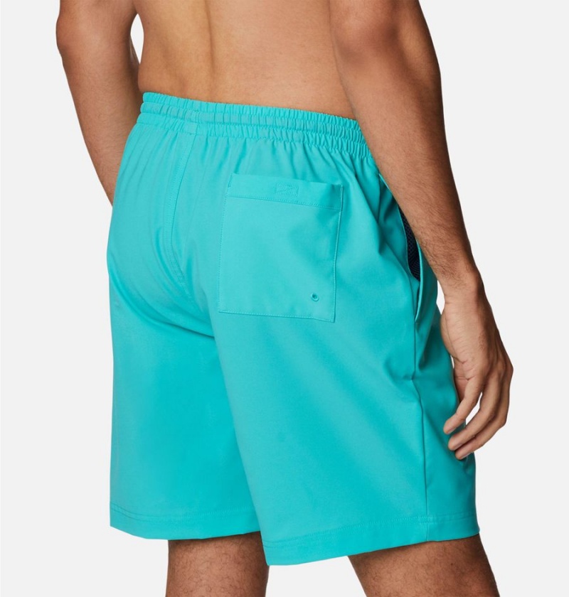 Turquoise Men's Columbia Summertide Stretch Shorts | FVUBT-8560