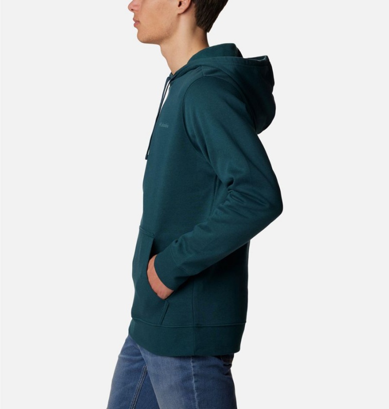 Turquoise Men's Columbia Trek Hoodie | OCSXA-6084