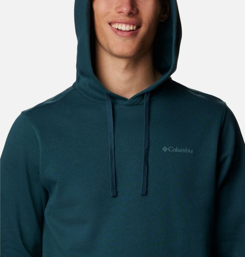 Turquoise Men's Columbia Trek Hoodie | OCSXA-6084