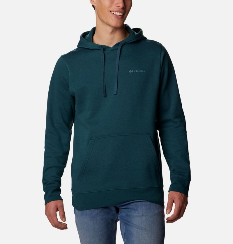 Turquoise Men\'s Columbia Trek Hoodie | OCSXA-6084