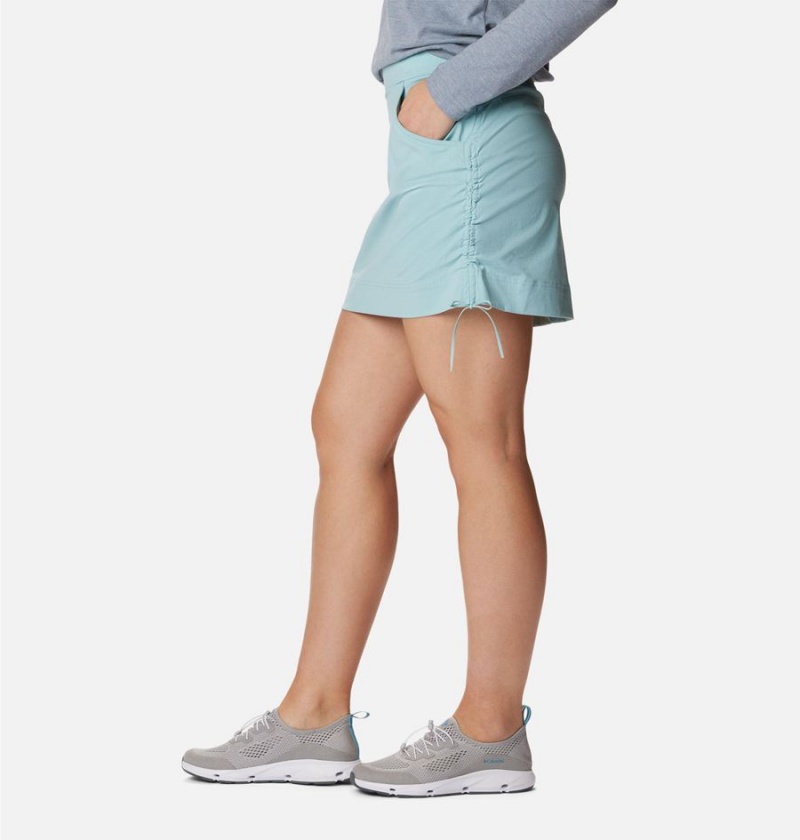 Turquoise Women's Columbia Anytime Casual Skirts | CDWSY-6413