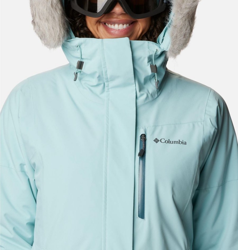 Turquoise Women's Columbia Ava Alpine Insulated Ski Jacket | MWONH-6749