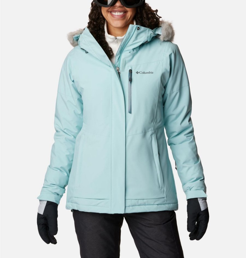 Turquoise Women\'s Columbia Ava Alpine Insulated Ski Jacket | MWONH-6749