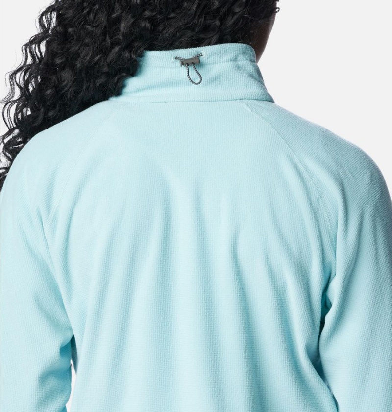 Turquoise Women's Columbia Back Beauty Full Zip Fleece Jacket | YBJLC-4219