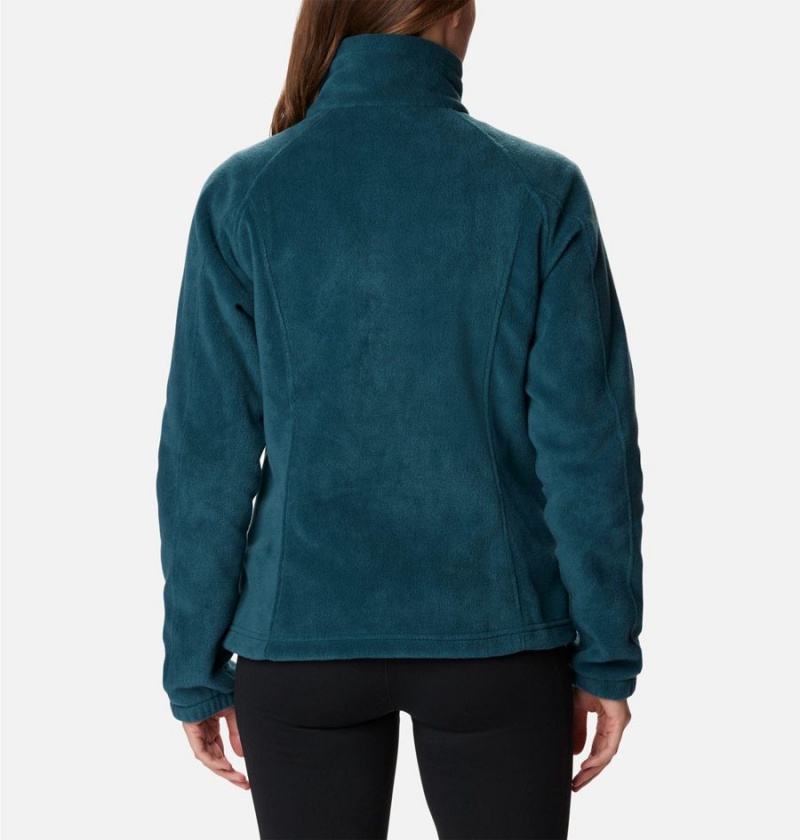 Turquoise Women's Columbia Benton Springs Full Zip Fleece Jacket | CSETX-5897