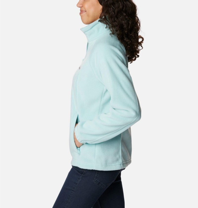 Turquoise Women's Columbia Benton Springs Full Zip Fleece Jacket | YWORM-8940