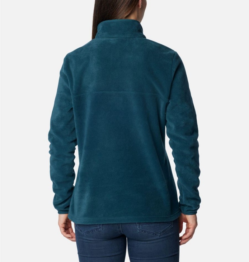 Turquoise Women's Columbia Benton Springs Half Snap Fleece Pullover | URAHZ-3985