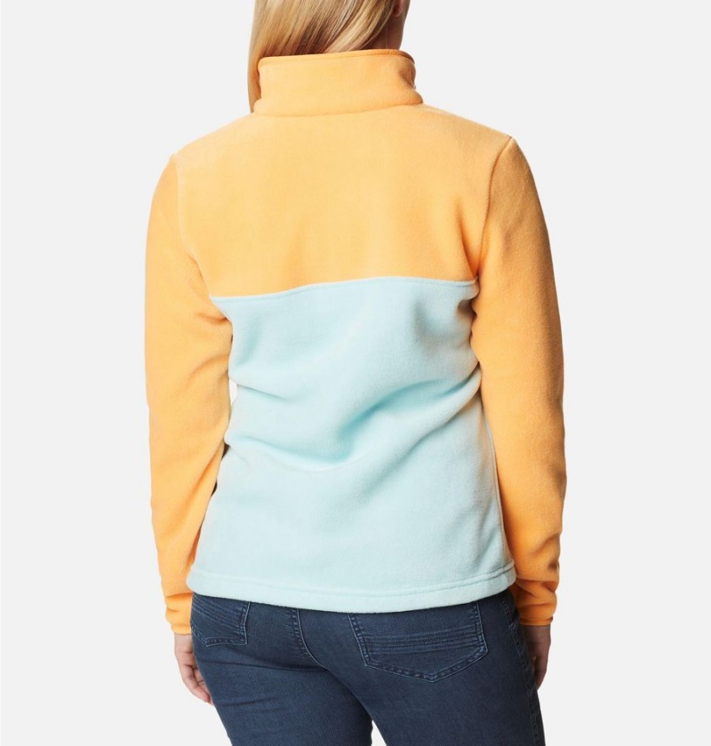 Turquoise Women's Columbia Benton Springs Half Snap Fleece Pullover | VPATL-9824