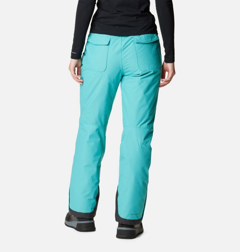 Turquoise Women's Columbia Bugaboo Omni Heat Insulated Ski Pants | XWCFJ-1703