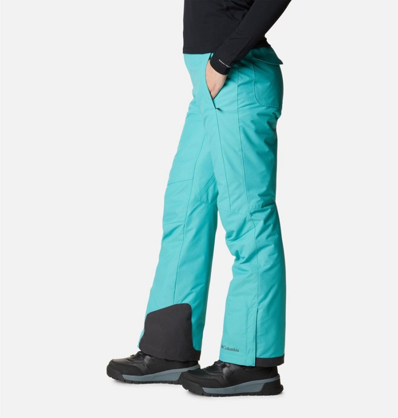 Turquoise Women's Columbia Bugaboo Omni Heat Insulated Ski Pants | XWCFJ-1703