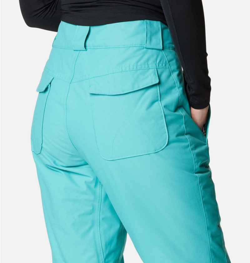 Turquoise Women's Columbia Bugaboo Omni Heat Insulated Ski Pants | XWCFJ-1703