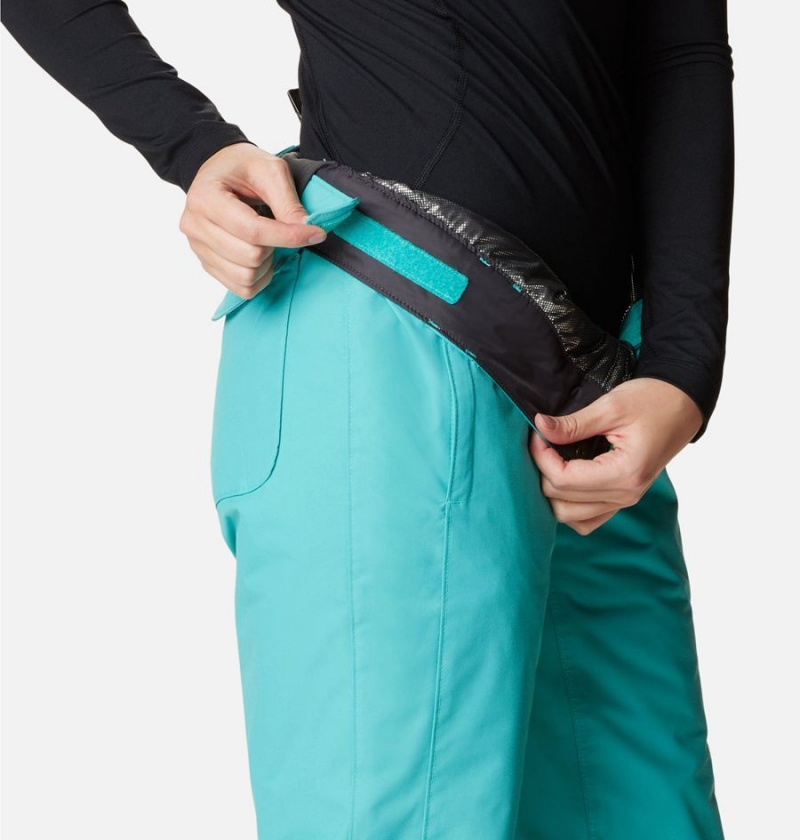 Turquoise Women's Columbia Bugaboo Omni Heat Insulated Ski Pants | XWCFJ-1703