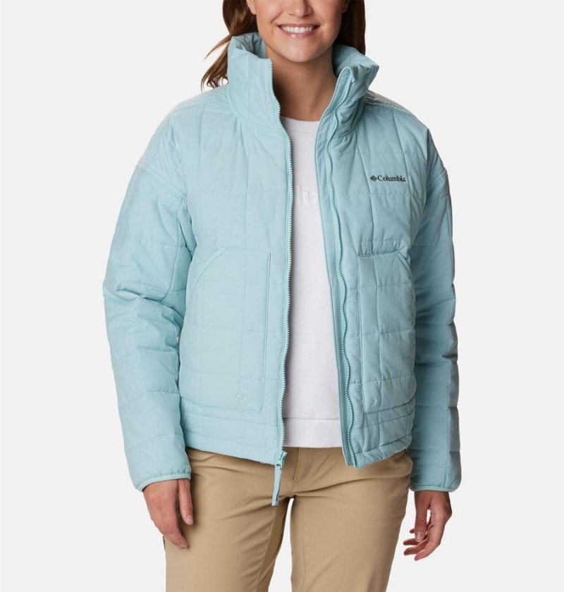 Turquoise Women's Columbia Chatfield Hill II Puffer Jacket | EJTMS-5367