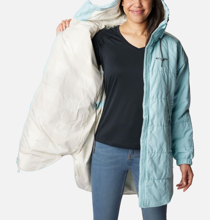 Turquoise Women's Columbia Chatfield Hill Novelty Coats | WGJKY-5683