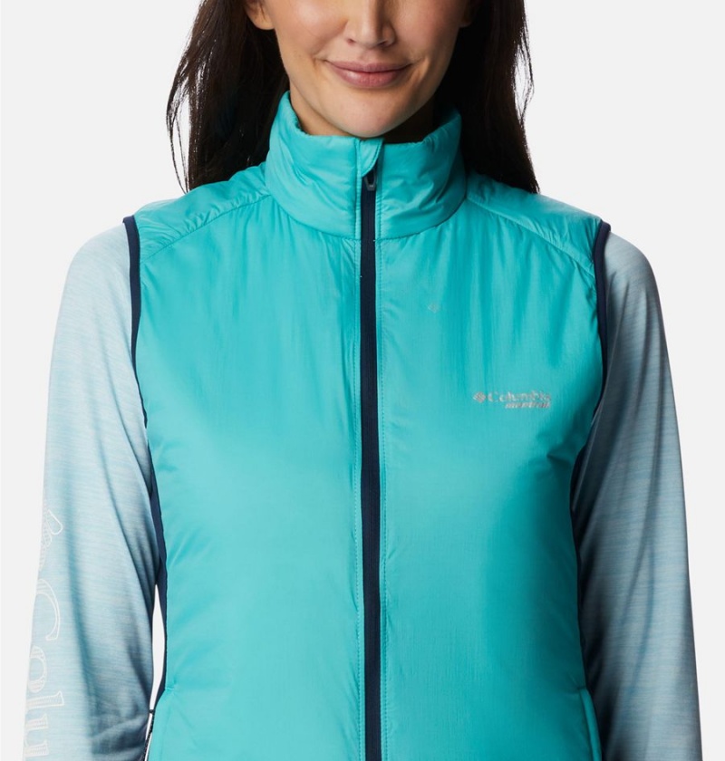 Turquoise Women's Columbia Endless Trail Running Vest | SOCJW-2374