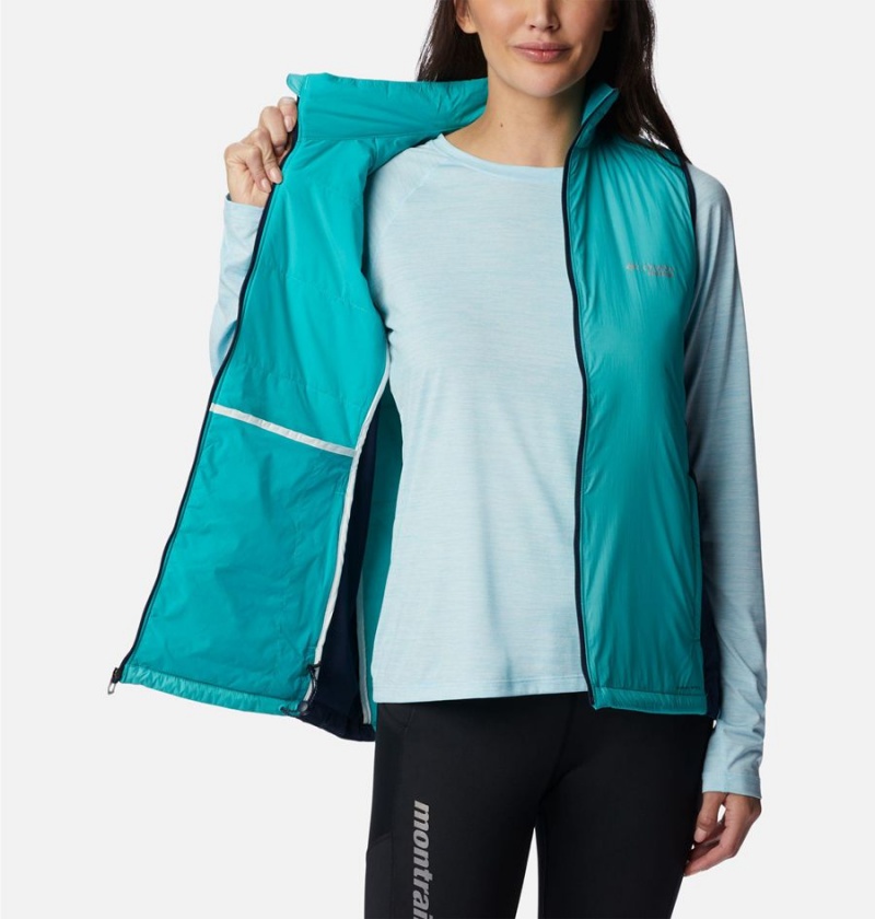 Turquoise Women's Columbia Endless Trail Running Vest | SOCJW-2374