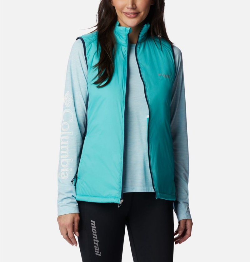 Turquoise Women's Columbia Endless Trail Running Vest | SOCJW-2374