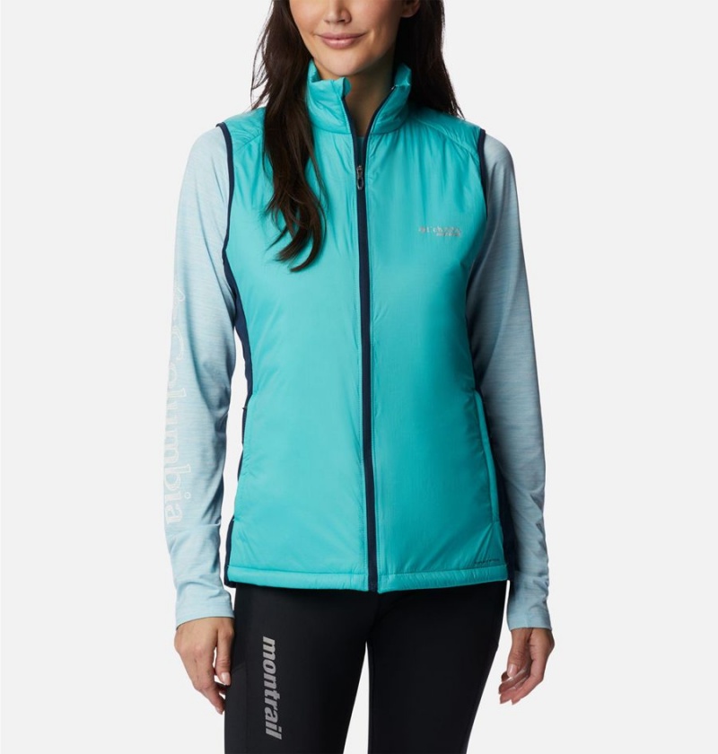 Turquoise Women\'s Columbia Endless Trail Running Vest | SOCJW-2374