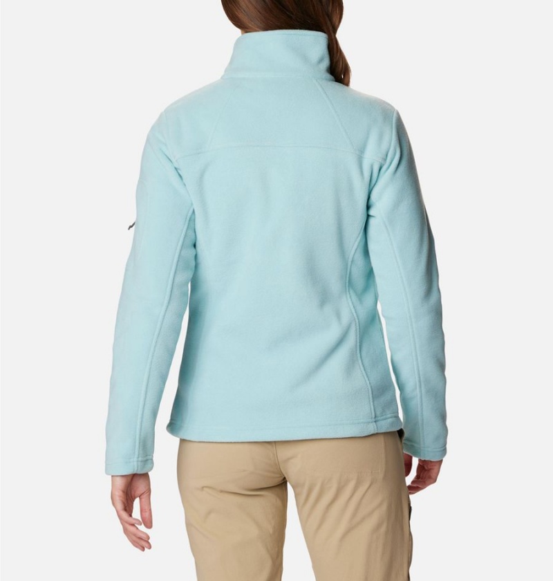 Turquoise Women's Columbia Fast Trek II Fleece Jacket | THPZR-3195