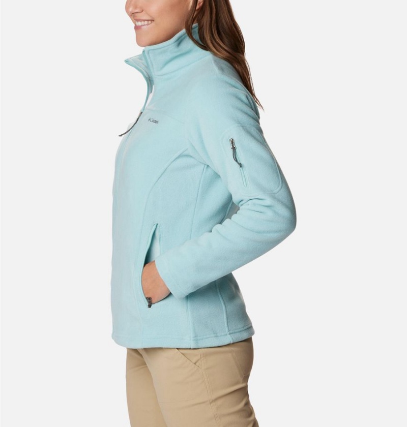 Turquoise Women's Columbia Fast Trek II Fleece Jacket | THPZR-3195