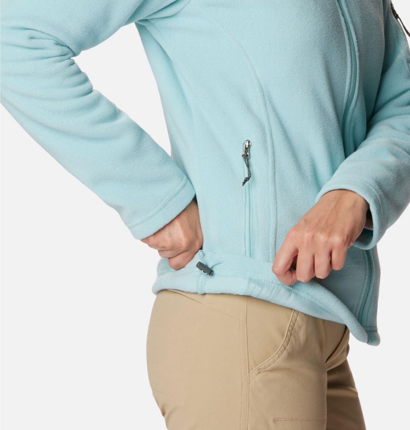 Turquoise Women's Columbia Fast Trek II Fleece Jacket | THPZR-3195