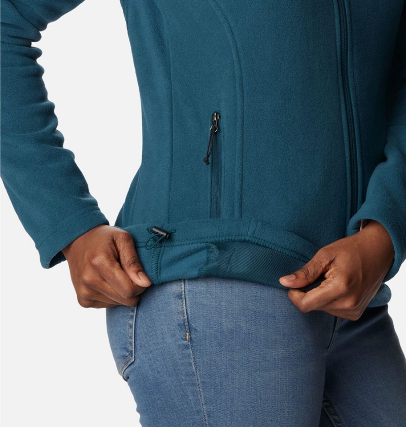 Turquoise Women's Columbia Fast Trek II Fleece Jacket | URAWI-8513