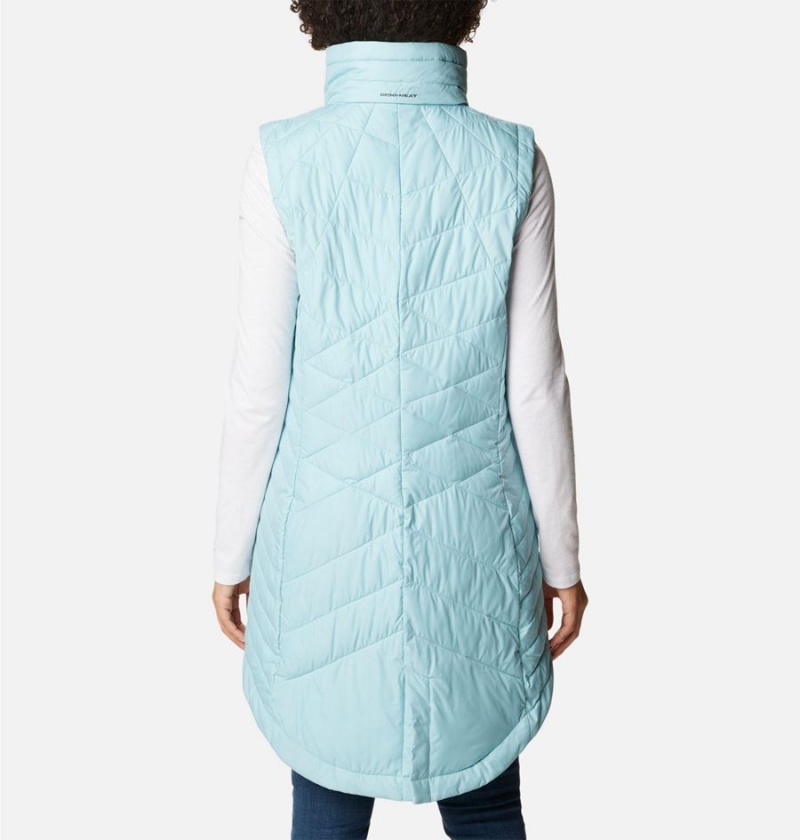 Turquoise Women's Columbia Heavenly Long Vest | YPSEL-3549