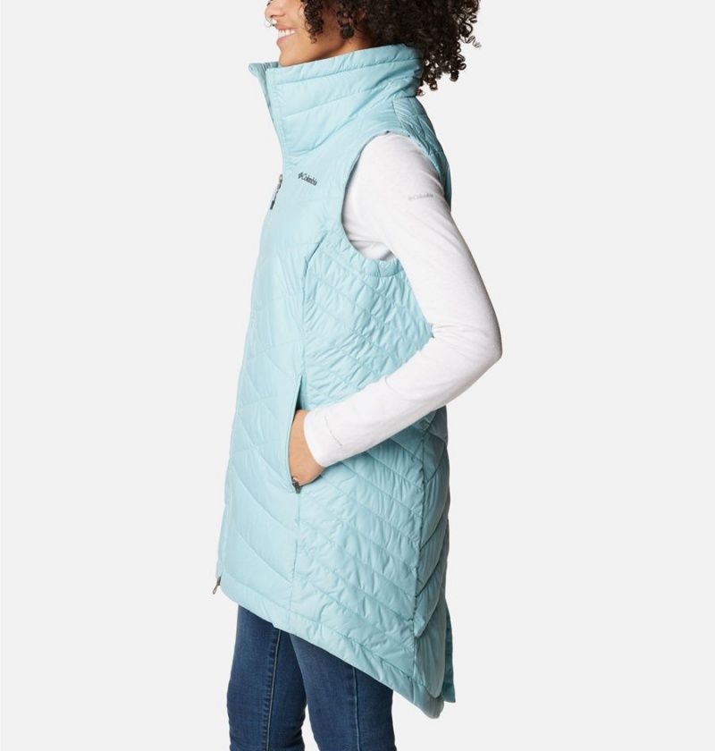 Turquoise Women's Columbia Heavenly Long Vest | YPSEL-3549