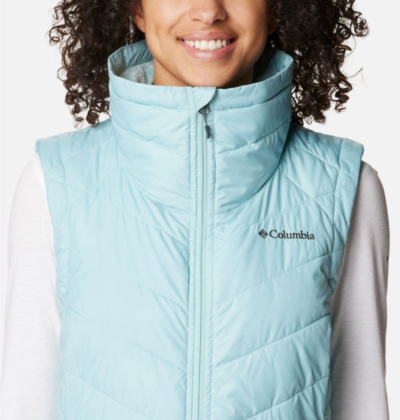 Turquoise Women's Columbia Heavenly Long Vest | YPSEL-3549