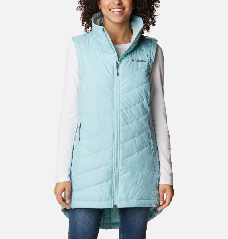 Turquoise Women\'s Columbia Heavenly Long Vest | YPSEL-3549