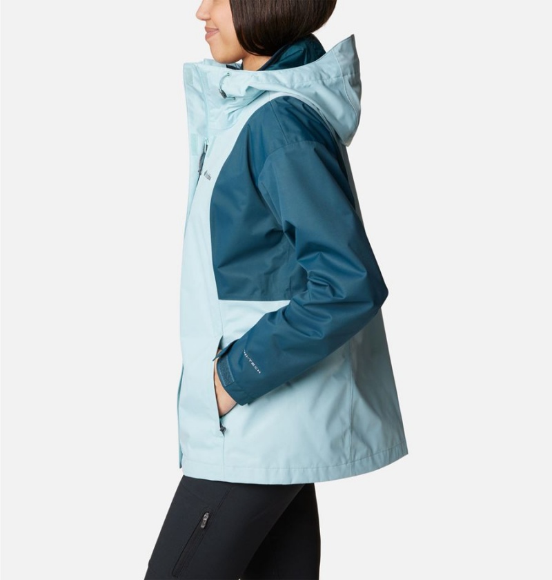 Turquoise Women's Columbia Hikebound Interchange 3 In 1 Jackets | KQWCF-3062