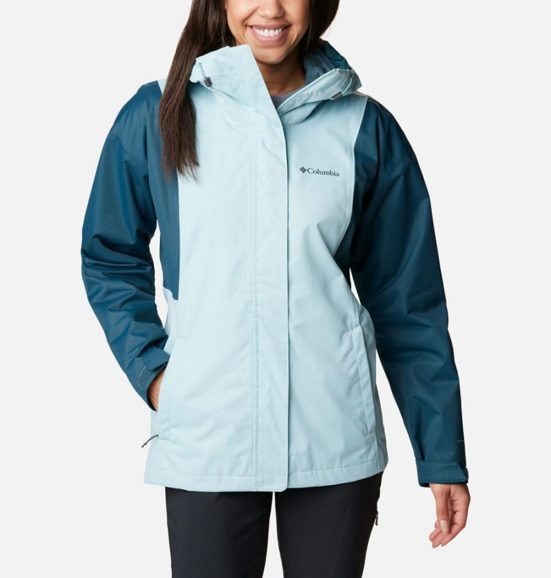 Turquoise Women\'s Columbia Hikebound Interchange 3 In 1 Jackets | KQWCF-3062