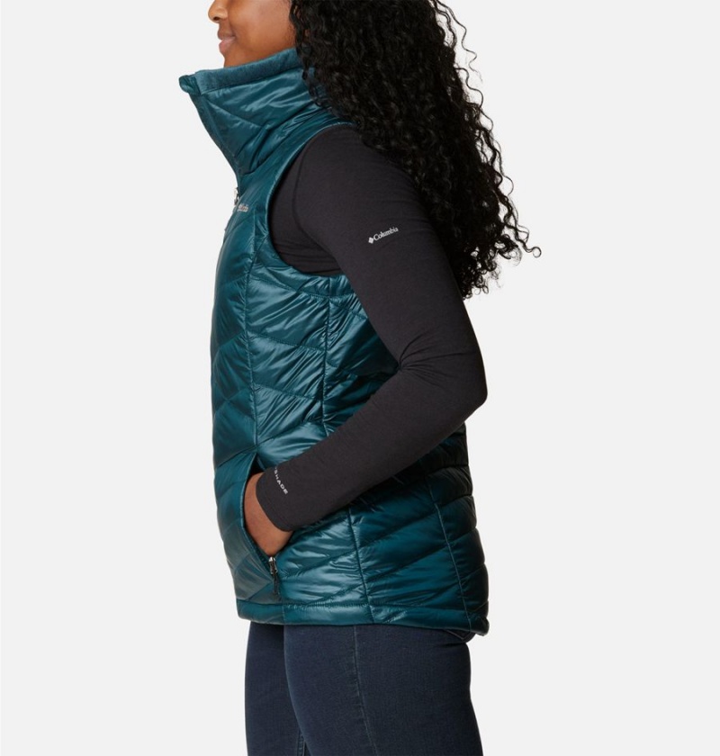 Turquoise Women's Columbia Joy Peak Insulated Vest | IFWLN-9041