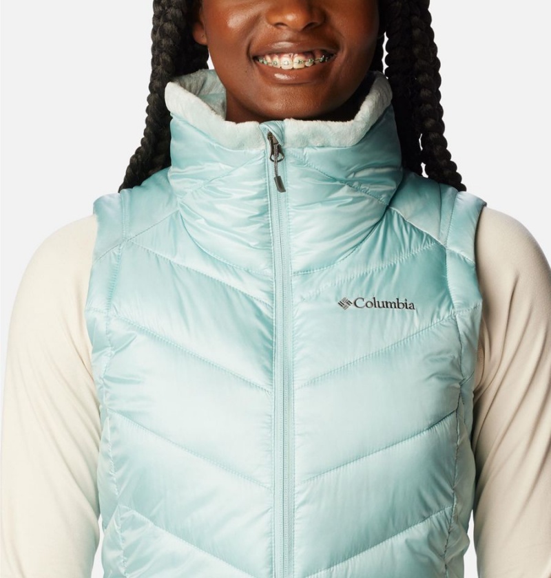 Turquoise Women's Columbia Joy Peak Long Vest | ZGEBQ-6539