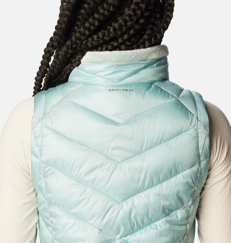 Turquoise Women's Columbia Joy Peak Long Vest | ZGEBQ-6539