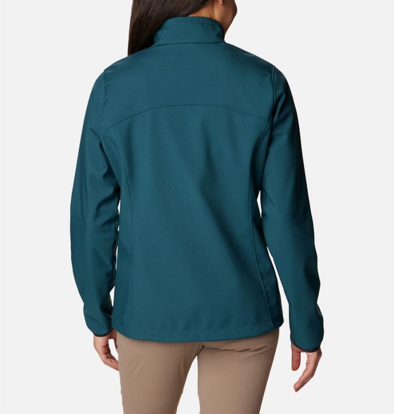 Turquoise Women's Columbia Kruser Ridge II Softshell Jackets | EVIPW-1389