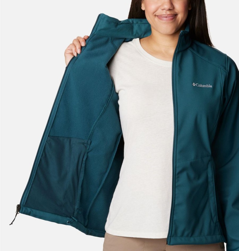 Turquoise Women's Columbia Kruser Ridge II Softshell Jackets | EVIPW-1389