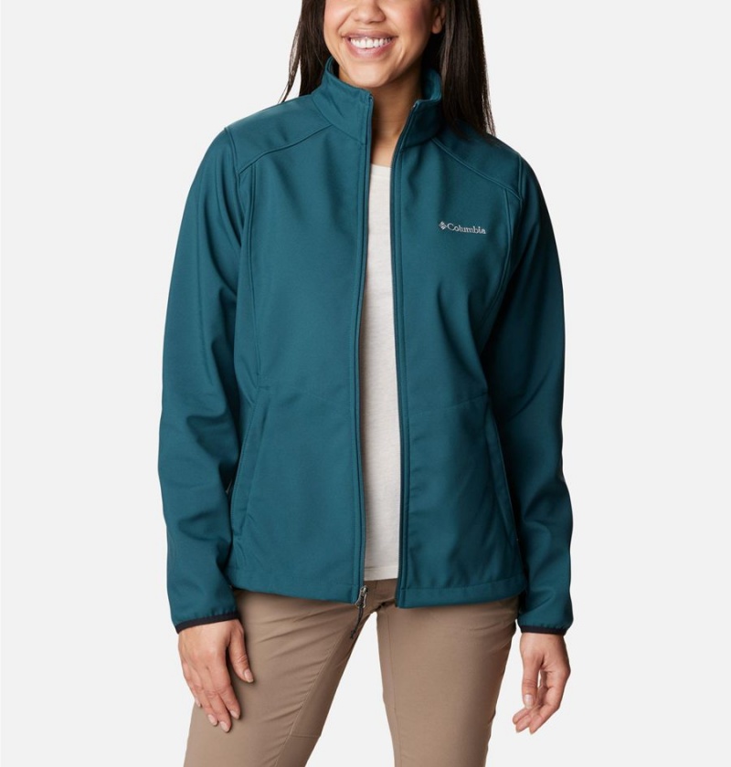 Turquoise Women's Columbia Kruser Ridge II Softshell Jackets | EVIPW-1389