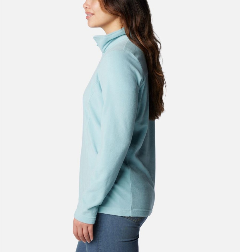 Turquoise Women's Columbia Lake Aloha Half Zip Fleece Pullover | QRZWJ-5480