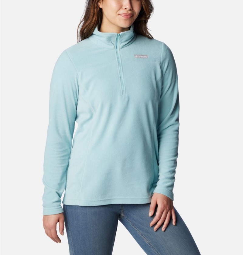 Turquoise Women's Columbia Lake Aloha Half Zip Fleece Pullover | QRZWJ-5480