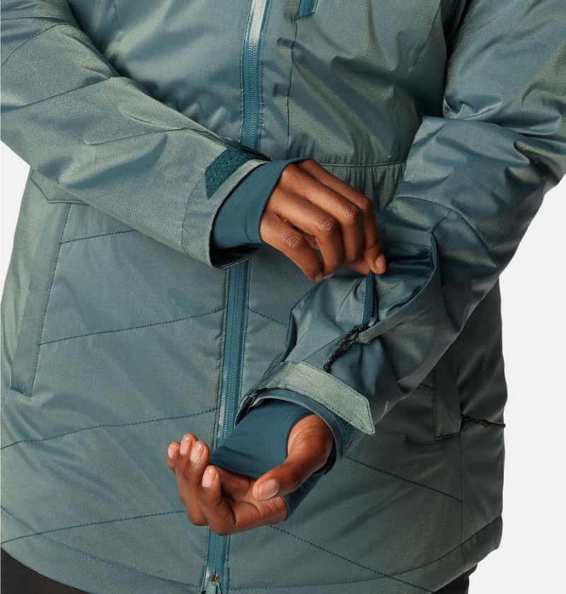 Turquoise Women's Columbia Mount Bindo III Insulated Puffer Jacket | QPFCV-7983